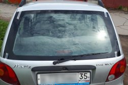 Поставили заднее стекло на Daewoo Matiz