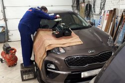 Ремонтируем стекло Kia Sportage