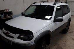 Лобовое стекло на Chevrolet Niva