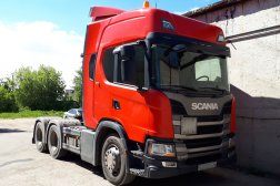 Поставили лобовое стекло на тягач Scania g440