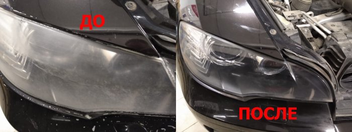 Полировка фар BMW X6