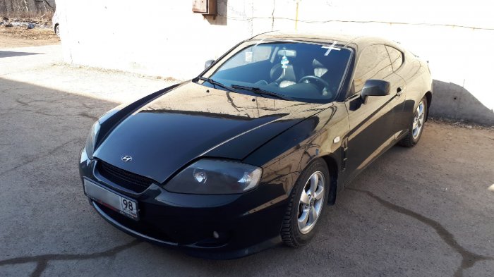 Установка лобового стекла Hyundai Tiburon