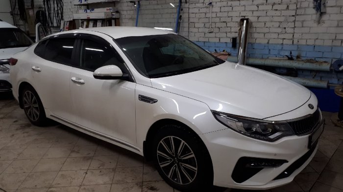 Бронирование капота и крыльев на Kia Optima