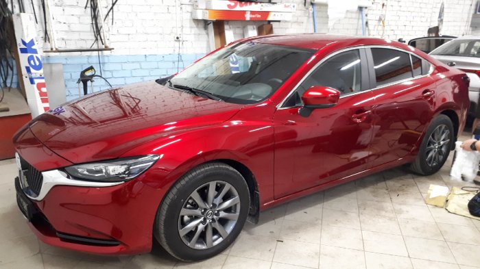 Забронировали арки Mazda 6