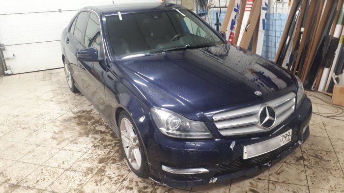 Установка стекла на Mercedes 240