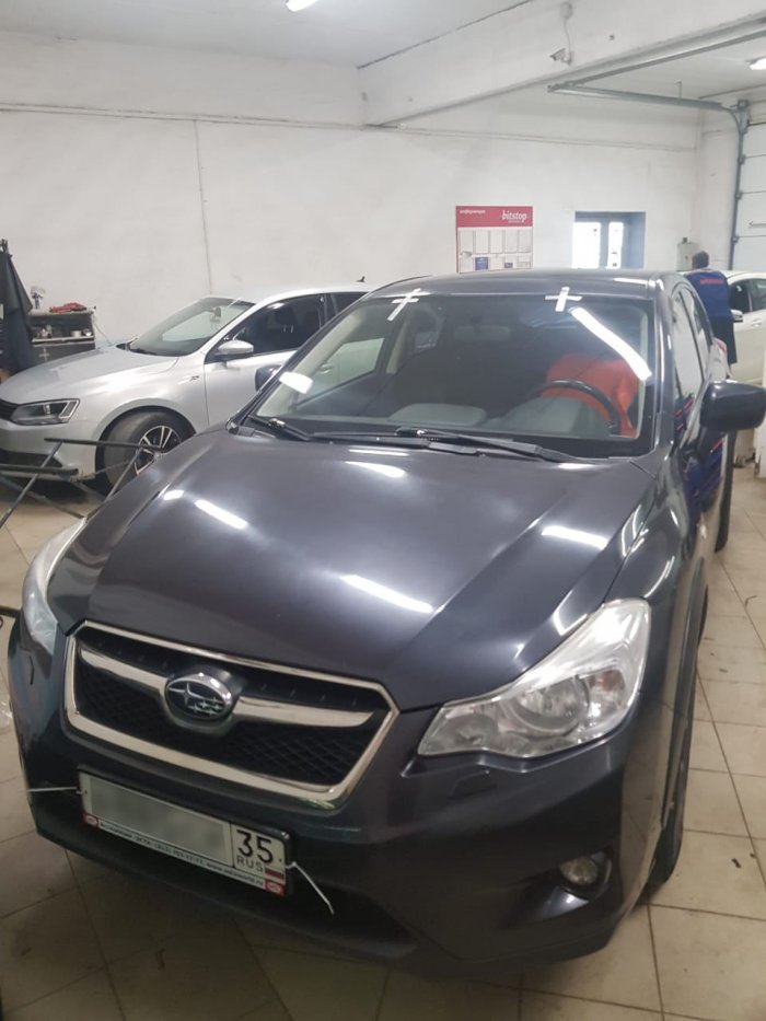 Установка лобового стекла Subaru XV