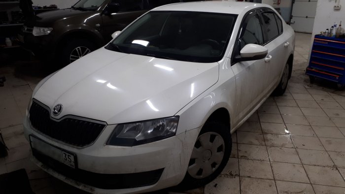 лобовое стекло на Skoda Octavia A7